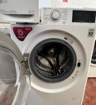LAVADORA LG DE 8.5 KILOS EN BLANCO