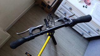 Bicicleta Plegable Amarilla en buen estado