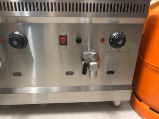 Freidora Gas Doble Cesta 18L+18L