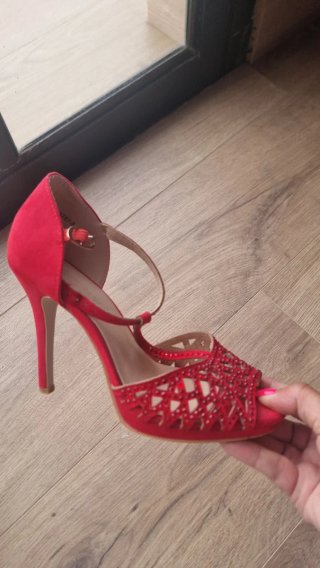 Zapatos de tacón y cuña talla 38