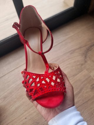 Zapatos de tacón y cuña talla 38