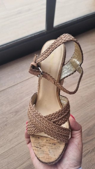 Zapatos de tacón y cuña talla 38