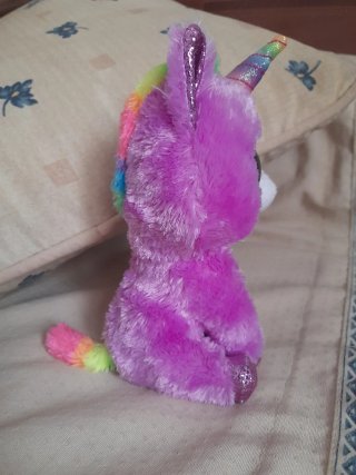 Peluche Unicornio Morado Brillante