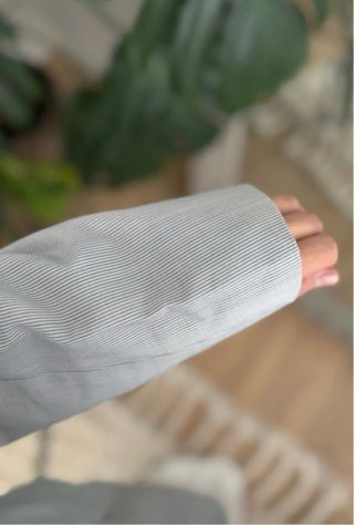 Blazer rayas | chaqueta americana oversize