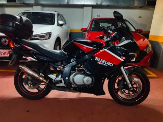 Suzuki GS500F Negra y Roja A2