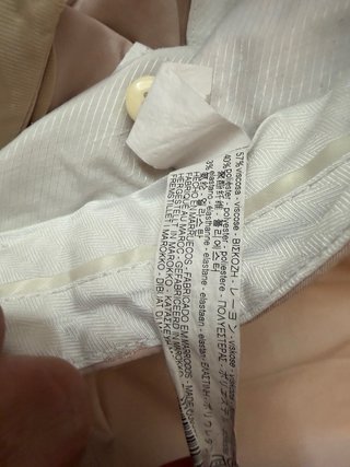 Pantalón Zara rosa empolvado T.44