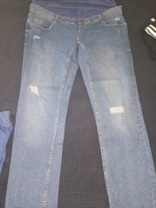 3 Pantalones Premamá (Negro y Azul)