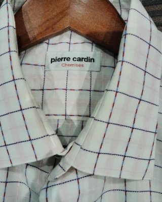 Camisa de cuadros rosa y blanca
