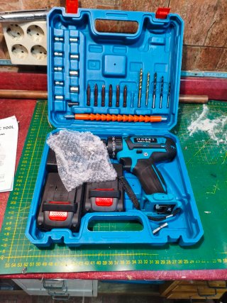Taladro Percutor Inalámbrico 21V. Baterías lithiun