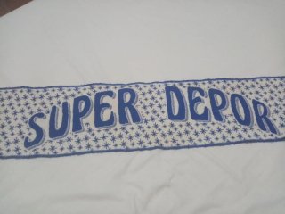 Bufanda Super Dépor RC Deportivo, 32 años.