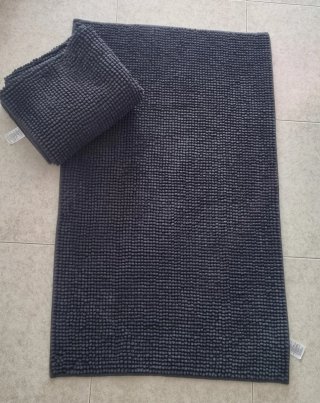 2 Tappetini da Bagno Grigi