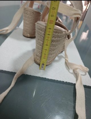 Cuñas doradas Sfera,zapatillas, 38, alpargata, esp