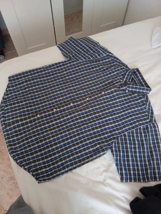 Camisa Puntarena Cuadros Azul y Verde