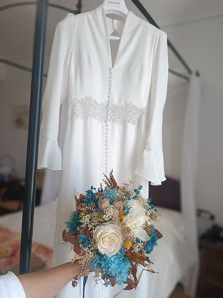 Vestido de Novia Rosa Clará Blanco