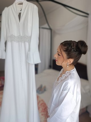 Vestido de Novia Rosa Clará Blanco