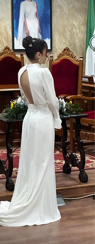 Vestido de Novia Rosa Clará Blanco
