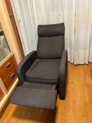 Sillón relax reclinable manual tela