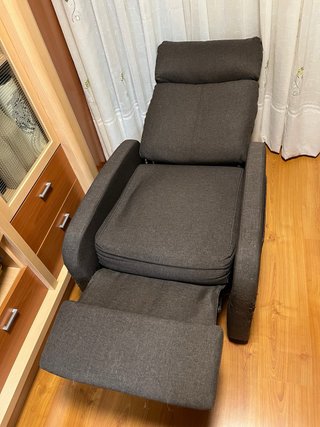 Sillón relax reclinable manual tela