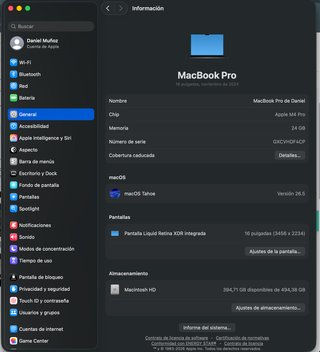 MacBook Pro 16 M4 Pro 24GB RAM 512GB