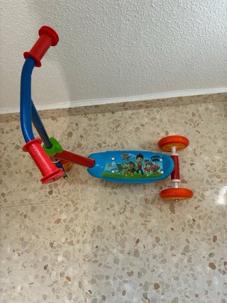 Patinete infantil 3 ruedas Paw Patrol
