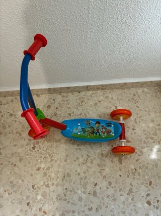 Patinete infantil 3 ruedas Paw Patrol