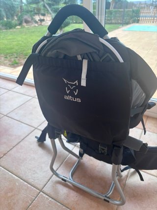 Mochila Porteo Senderismo Negra Altus