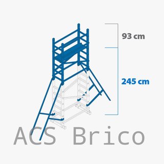 Andamio Modular Aluminio - 4,45 Metros - Pack A+B
