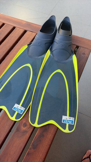 Aletas natación/buceo Talla 36/37