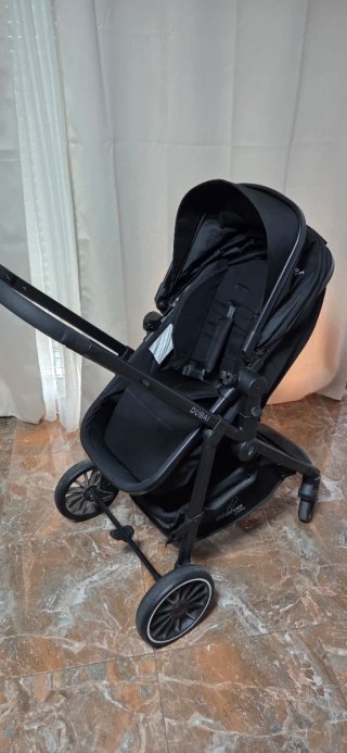 Carro bebé Trío Asalvo Dubai Two+2 Negro