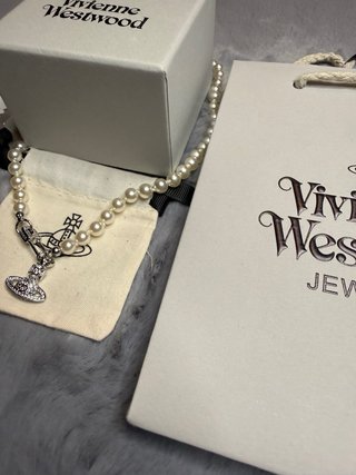 Collar Perlas Vivienne Westwood Plata