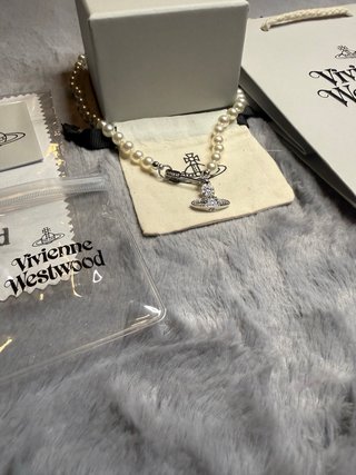 Collar Perlas Vivienne Westwood Plata
