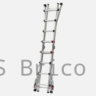 Escalera Telescópica Aluminio 3+3 Peldaños Teleflex