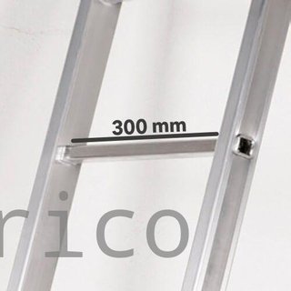 Escalera Telescópica Aluminio 3+3 Peldaños Teleflex