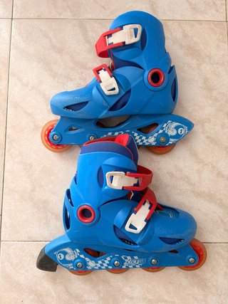 Patines en línea ajustables del 30-32 Oxelo niño