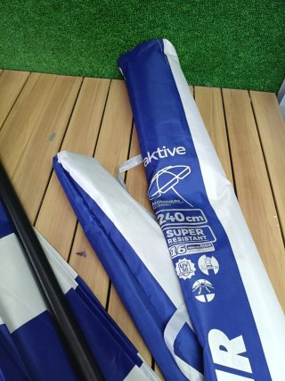 Ombrellone da spiaggia Aktive Beach Antivento 240 cm