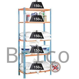 Estantería Metálica 1800x900x500 mm - 750 Kg