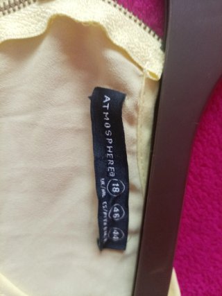 Blusa gasa amarilla talla única