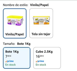 Cola UHU para papel pintado