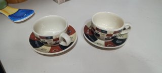 Juego de café tazas y platillos