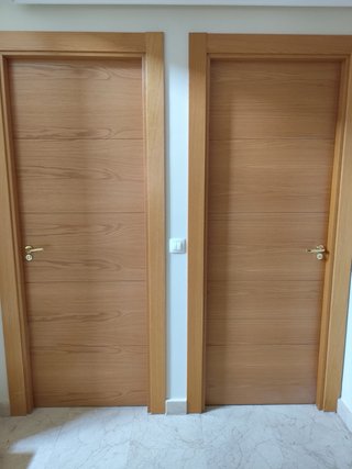 Puertas de madera maciza