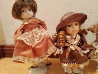 Lote 8 Muñecas Porcelana Vintage