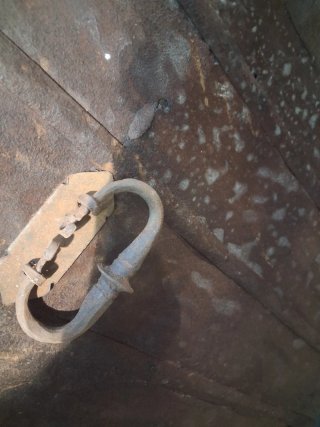 Antiguo Cofre Arca Baúl Grande Madera Metal b e