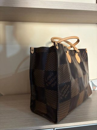 Borsa Louis Vuitton Marrone Checkered