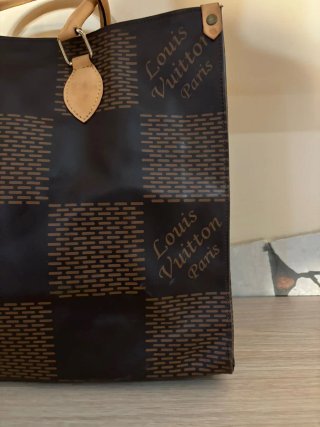 Borsa Louis Vuitton Marrone Checkered