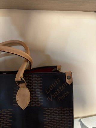 Borsa Louis Vuitton Marrone Checkered