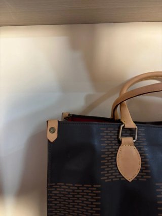 Borsa Louis Vuitton Marrone Checkered