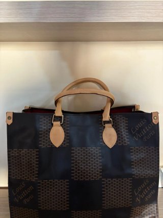 Borsa Louis Vuitton Marrone Checkered