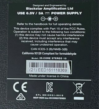 Amplificador Blackstar ID:CORE Negro