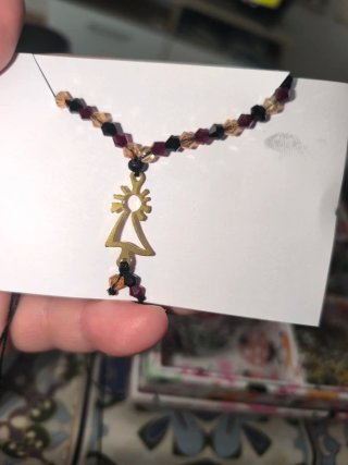 Collar Virgen del Pilar hecho a mano
