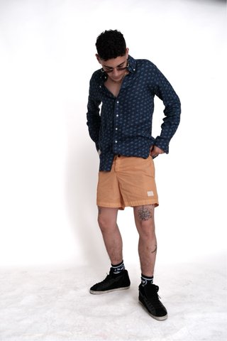 Ralph Lauren Shirt Blue Linen